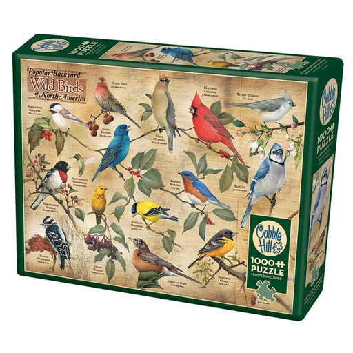 Cobble Hill - Popular Backyard Wild Birds Of N.A (1000-Piece Puzzle) - Limolin 