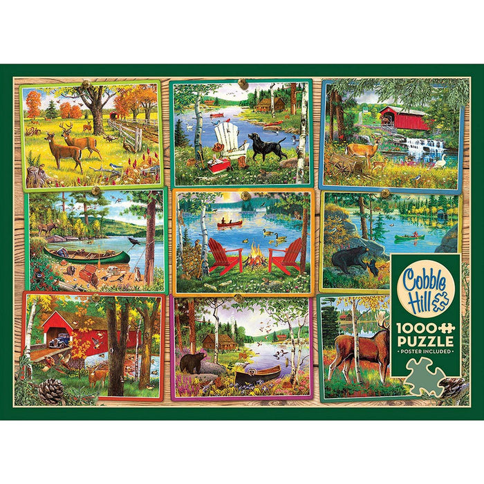 Cobble Hill - Postcards From Lake Country (1000-Piece Puzzle) - Limolin 