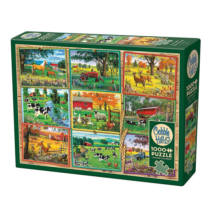 Cobble Hill - Postcards From The Farm (1000-Piece Puzzle) - Limolin 