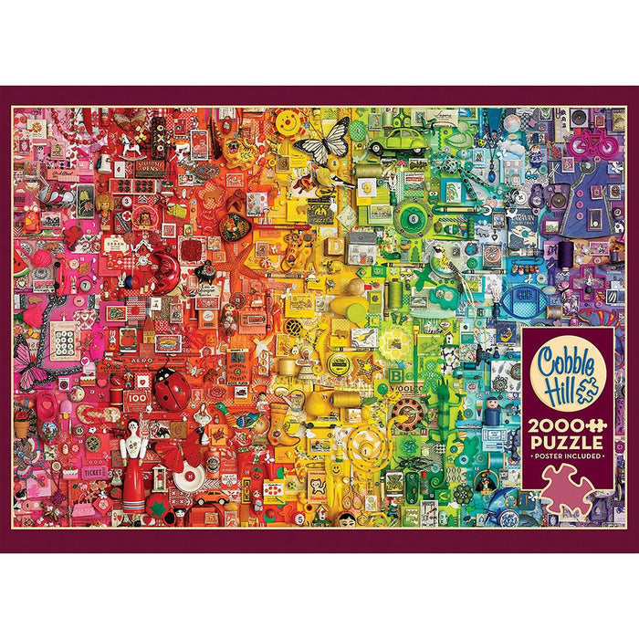 Cobble Hill - Rainbow (1000-Piece Puzzle) - Limolin 