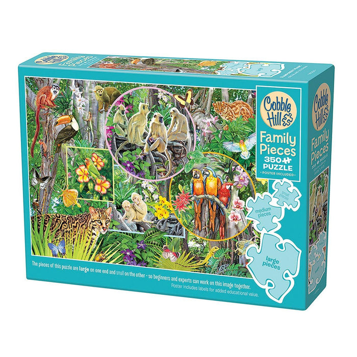 Cobble Hill - Rainforest Magic (350-Piece Puzzle) - Limolin 