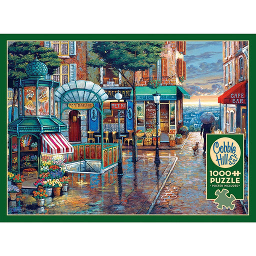 Cobble Hill - Rainy Day Stroll (1000-Piece Puzzle) - Limolin 