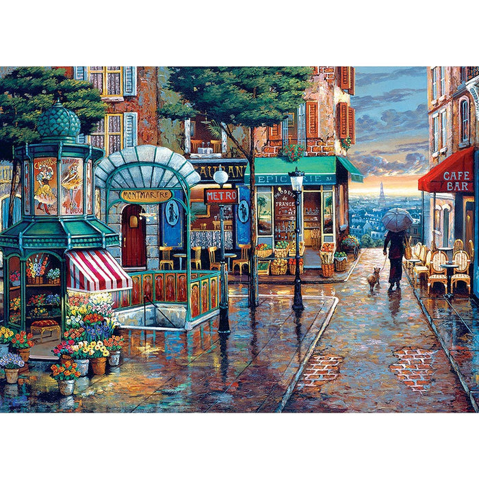 Cobble Hill - Rainy Day Stroll (1000-Piece Puzzle) - Limolin 