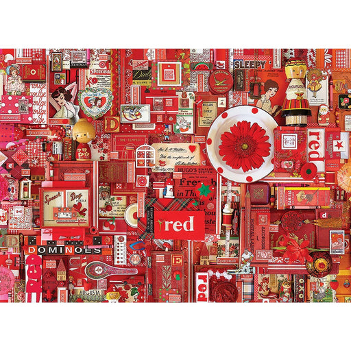 Cobble Hill - Red (1000-Piece Puzzle) - Limolin 