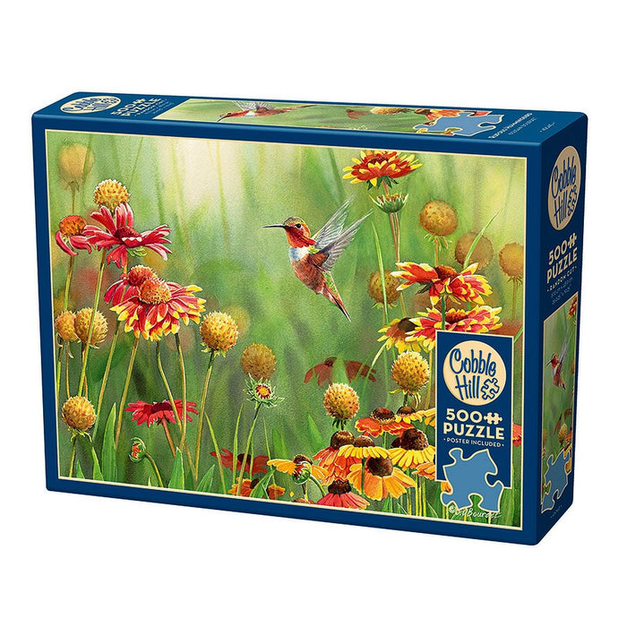 Cobble Hill - Rufous Hummingbird (500-Piece Puzzle)