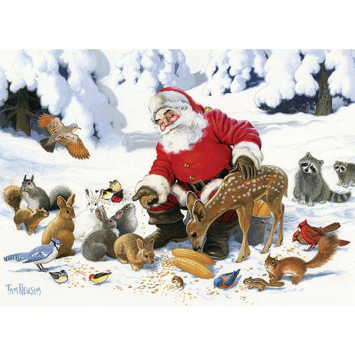 Cobble Hill - Santa Claus And Friends (350-Piece Puzzle) - Limolin 