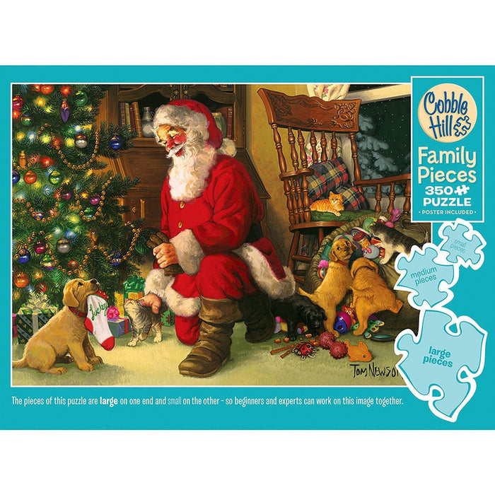 Cobble Hill - Santa's Lucky Stocking (350-Piece Puzzle) - Limolin 