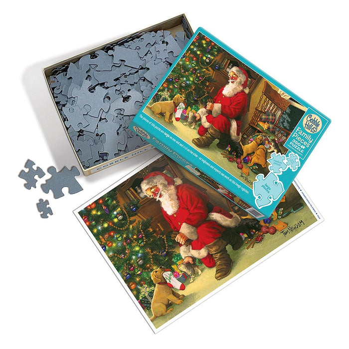Cobble Hill - Santa's Lucky Stocking (350-Piece Puzzle) - Limolin 