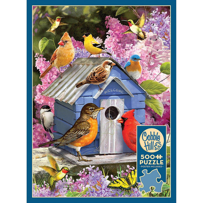 Cobble Hill - Spring Birdhouse (1000-Piece Puzzle) - Limolin 