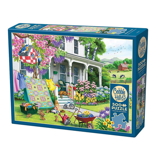 Cobble Hill - Spring Cleaning (500-Piece Puzzle) - Limolin 