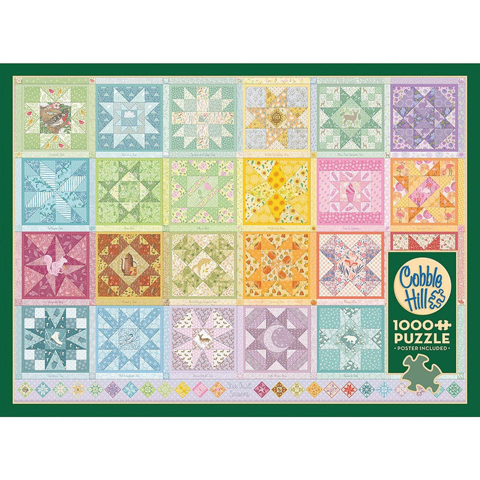 Cobble Hill - Star Quilt Seasons (1000-Piece Puzzle) - Limolin 