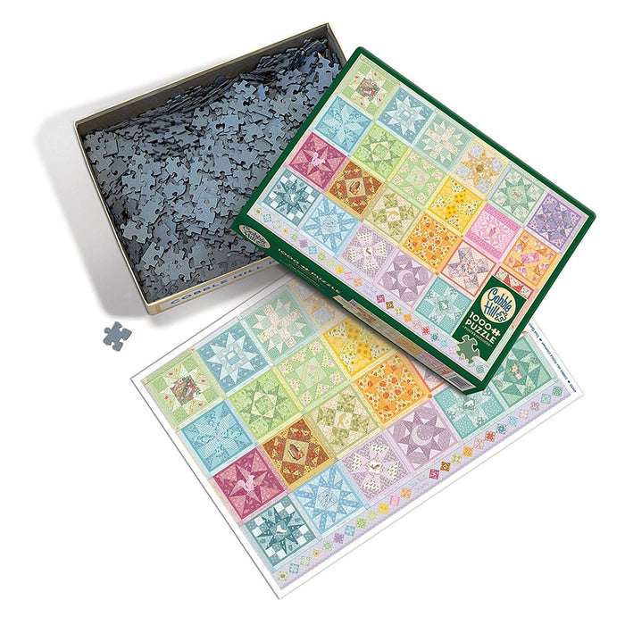 Cobble Hill - Star Quilt Seasons (1000-Piece Puzzle) - Limolin 