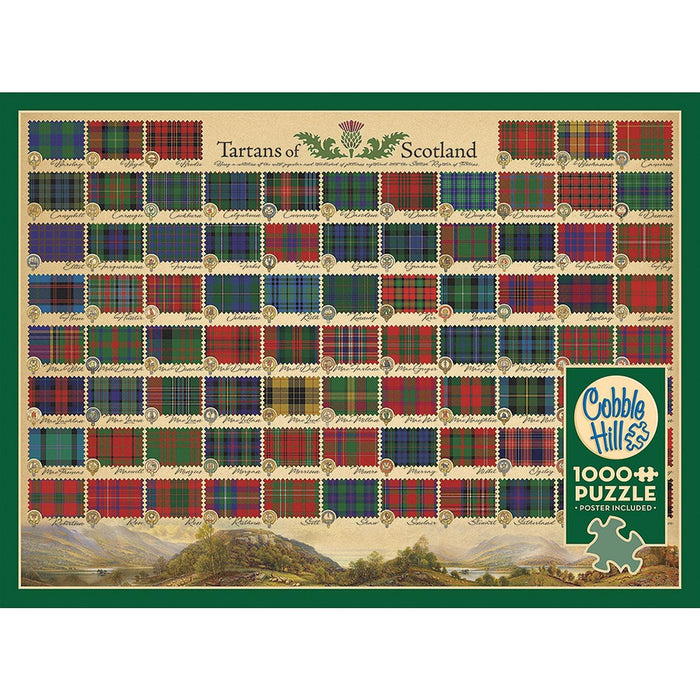 Cobble Hill - Tartans of Scotland (1000-Piece Puzzle) - Limolin 