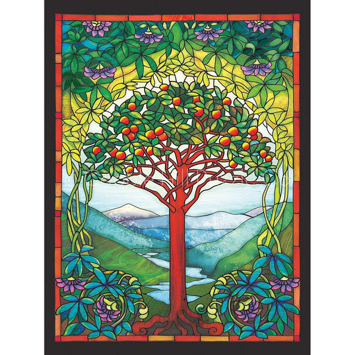 Cobble Hill - Tree Of Life Stained Glass (1000-Piece Puzzle) - Limolin 