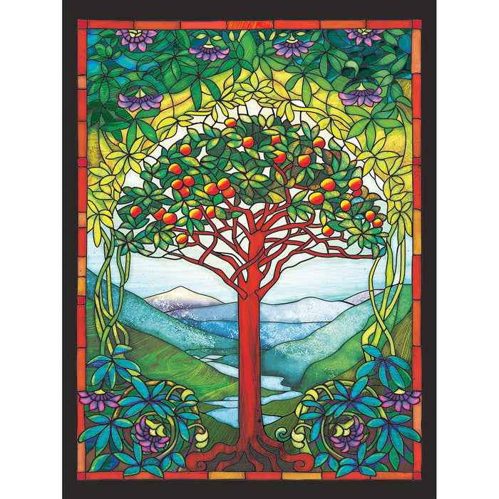 Cobble Hill - Tree of Life Stained Glass (1000-Piece Puzzle) - Limolin 