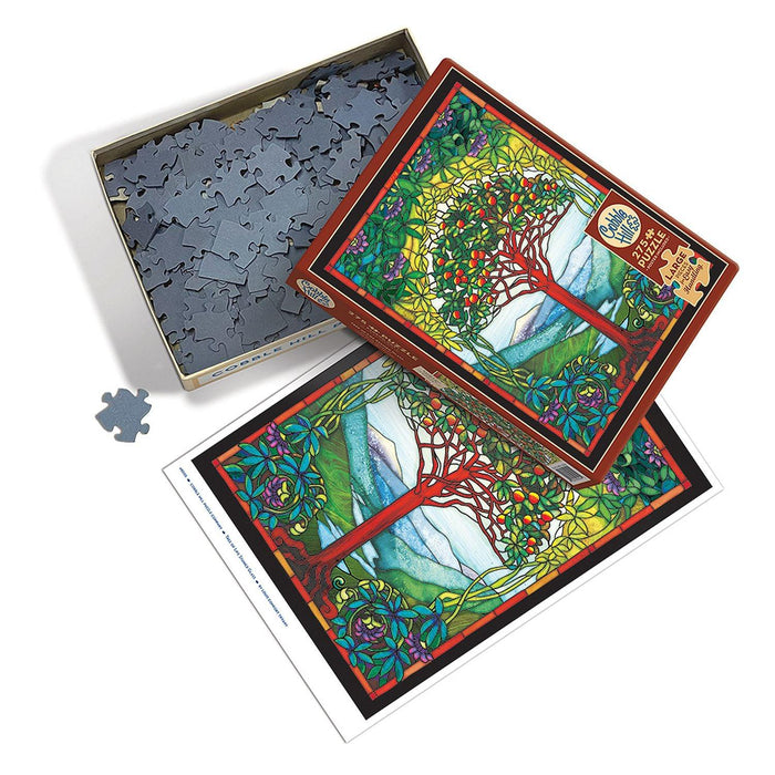 Cobble Hill - Tree of Life Stained Glass (1000-Piece Puzzle) - Limolin 