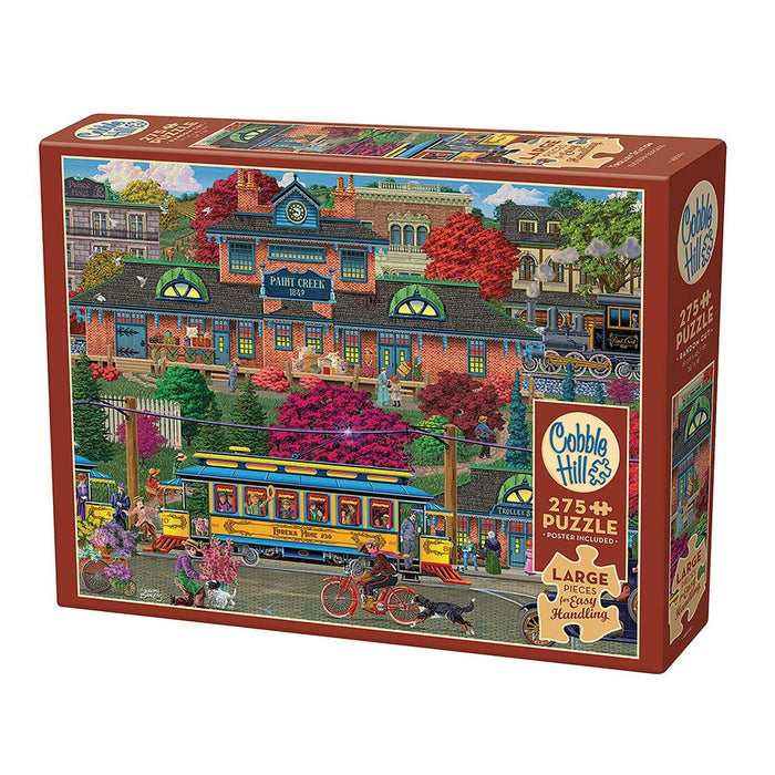 Cobble Hill - Trolley Station (1000-Piece Puzzle) - Limolin 