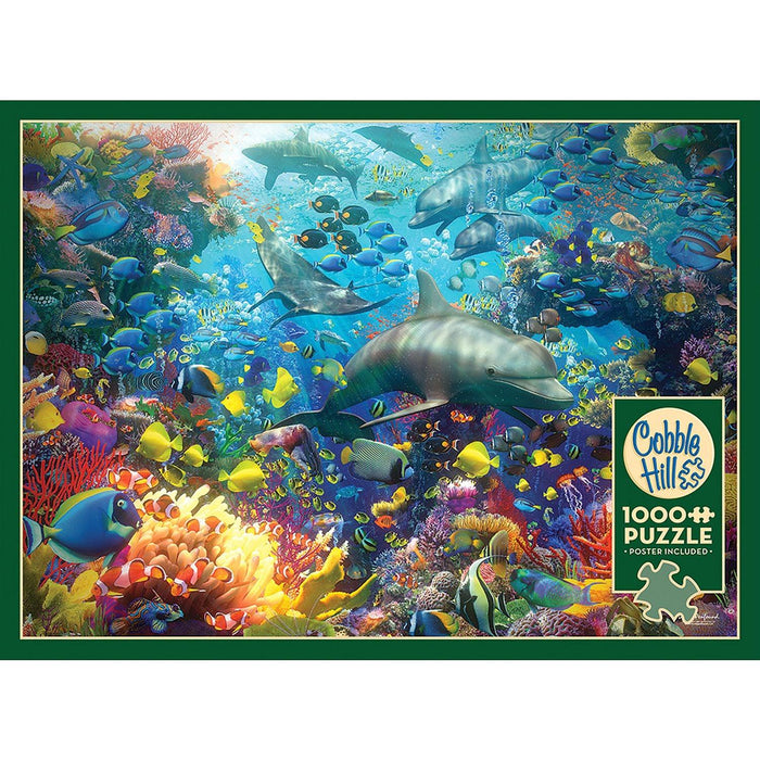 Cobble Hill - Vibrant Sea (1000-Piece Puzzle) - Limolin 