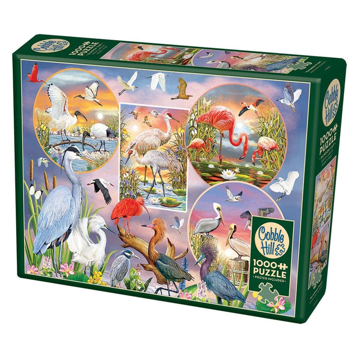 Cobble Hill - Waterbird Magic (1000-Piece Puzzle) - Limolin 