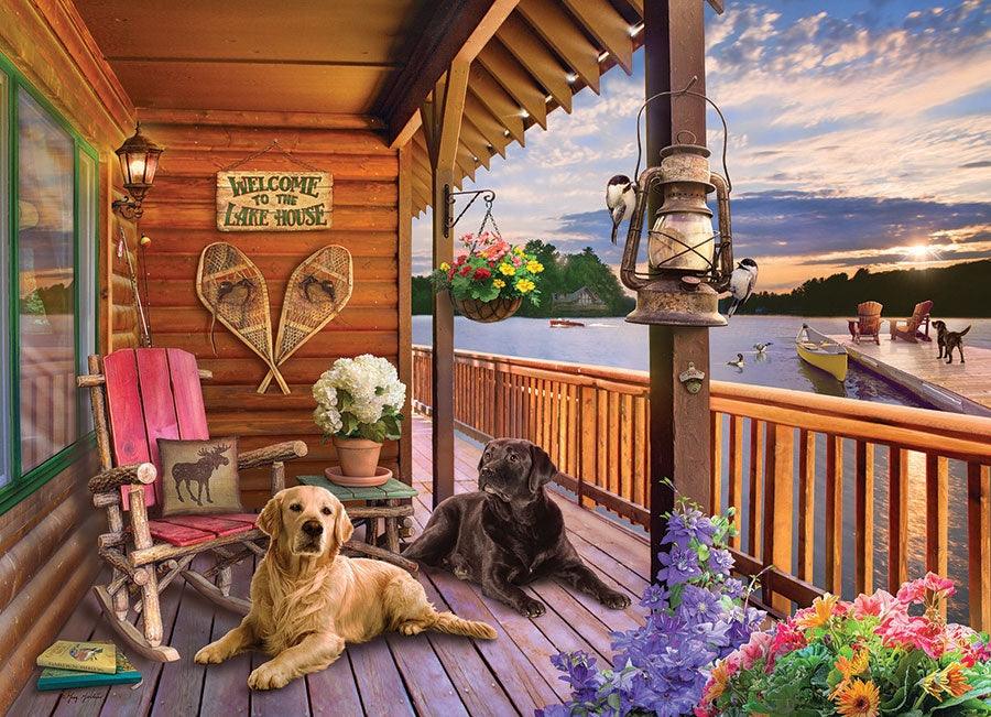 Cobble Hill - Welcome To The Lake House (1000-Piece Puzzle) - Limolin 