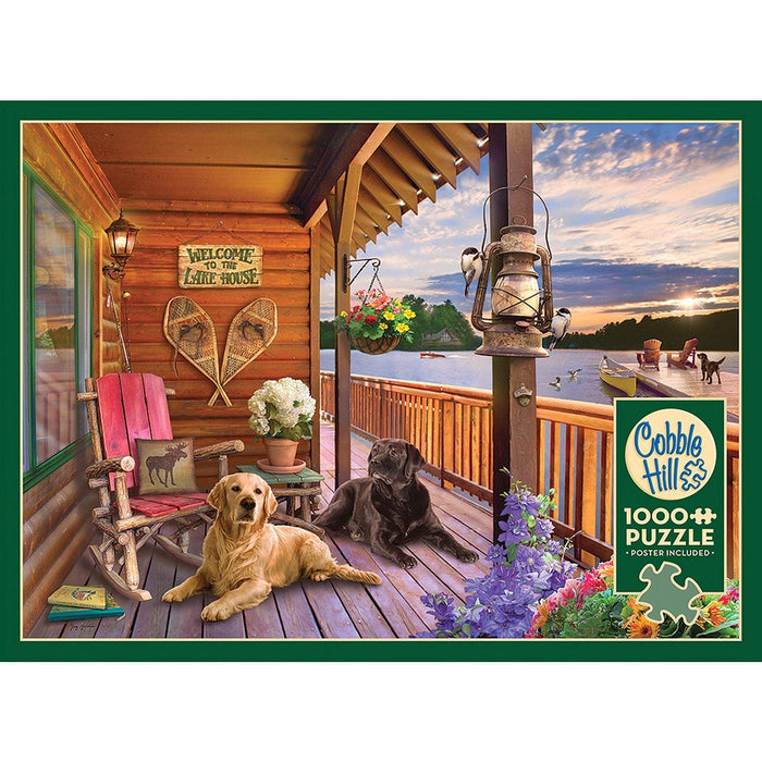 Cobble Hill - Welcome To The Lake House (1000-Piece Puzzle) - Limolin 