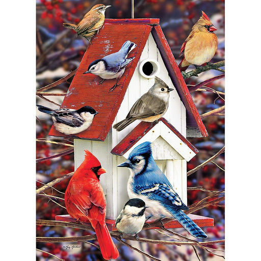 Cobble Hill - Winter Birdhouse (1000-Piece Puzzle) - Limolin 