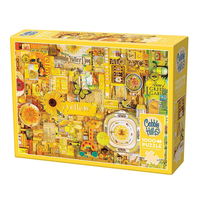 Cobble Hill - Yellow (1000-Piece Puzzle) - Limolin 