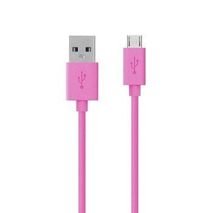 Colour Burst - Charge & Sync Micro USB-C Cable Pink - Limolin 