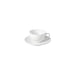 Costa Nova - Pearl White Espresso cup and saucer - Limolin 