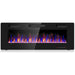 Costway - 50inch Recessed Electricinsert Wall Mounted Fireplace with Adjustable Brightness - Limolin 