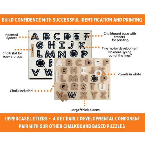 Everest - PUZZLE/TRACER - UPPERCASE ALPHABET CHALKBOARD