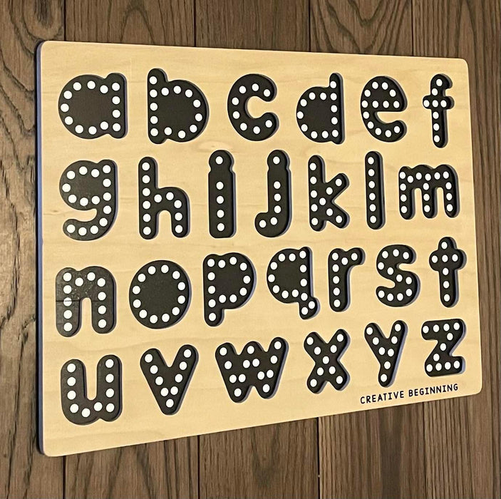 Creative Beginning - LOWERCASE ALPHABET - CHALKBOARD BASE WITH TRACERS