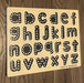 Creative Beginning - LOWERCASE ALPHABET - CHALKBOARD BASE WITH TRACERS