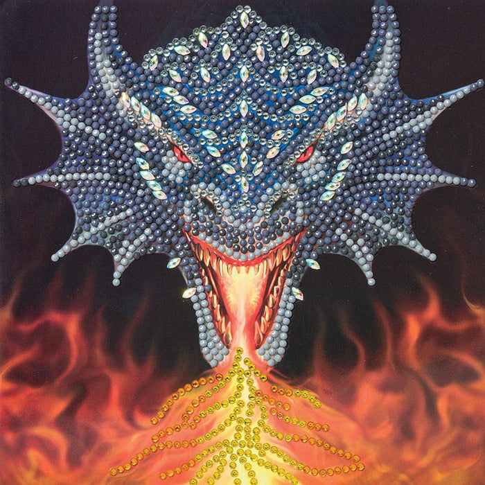Crystal Art - CA Card - Dragon Fire Head - Limolin 