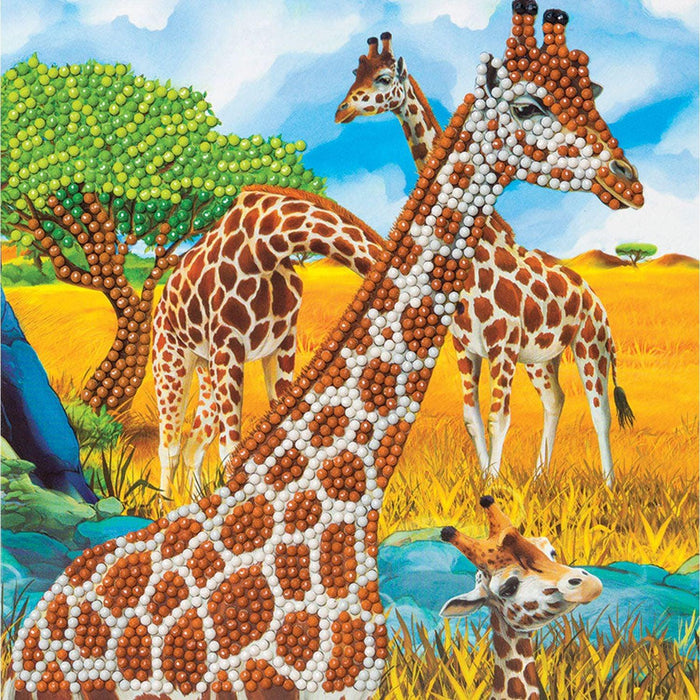 Crystal Art - CA Card - Gentle Giraffe - Limolin 