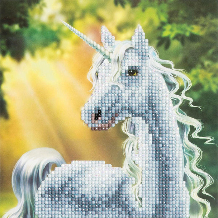 Crystal Art - CA Card - Sunshine Unicorn - Limolin 