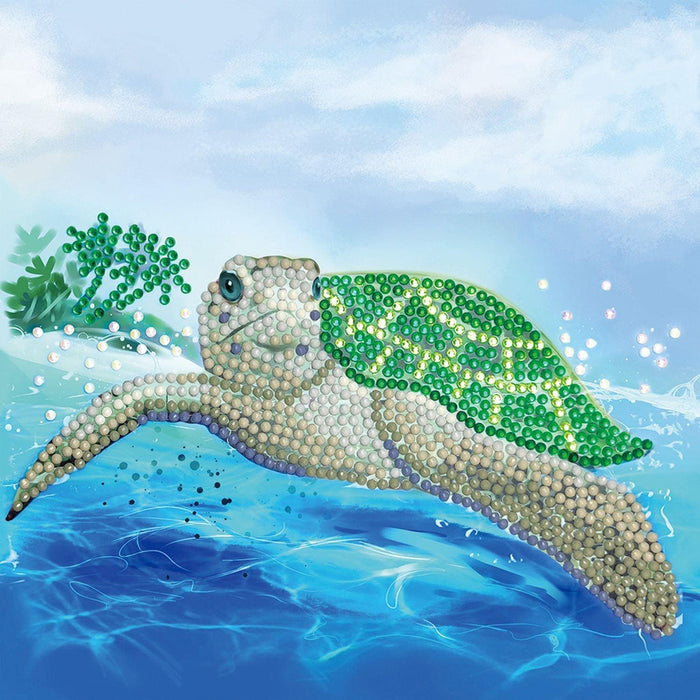 Crystal Art - CA Card - Turtle Paradise - Limolin 