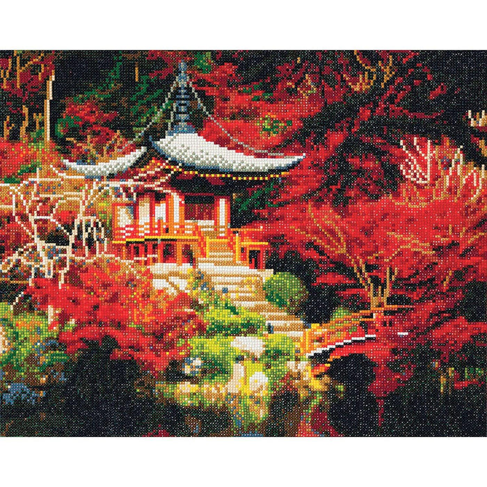 Crystal Art - CA Kit (Large) - Japanese Temple - Limolin 