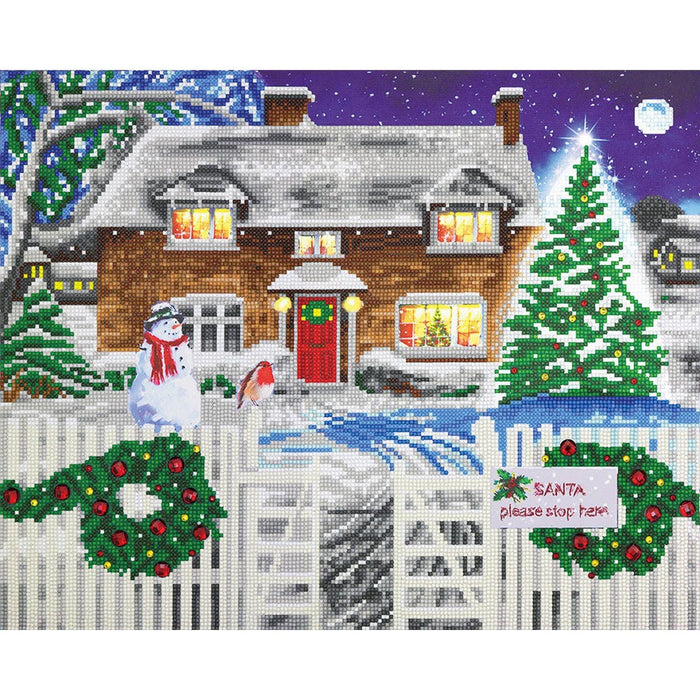 Crystal Art - CA Kit (Large LED) - Christmas Cottage - Limolin 