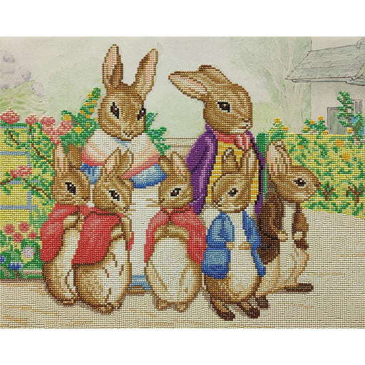 Crystal Art - CA Kit (Large) - Peter Rabbit and Family - Limolin 