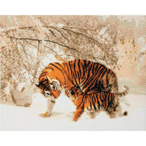 Crystal Art - CA Kit (Large) - Winter Tigers - Limolin 