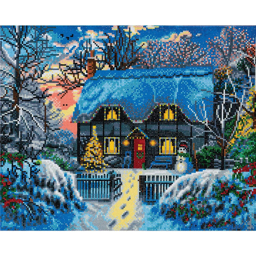 Crystal Art - CA Kit (Large) - Yuletide Cottage - Limolin 