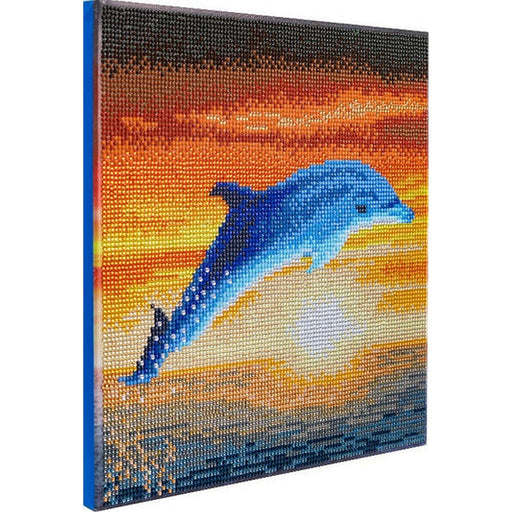 Crystal Art - CA Kit (Medium) - Dolphin Sunrise - Limolin 