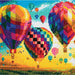 Crystal Art - CA Kit (Medium) - Hot Air Balloons - Limolin 