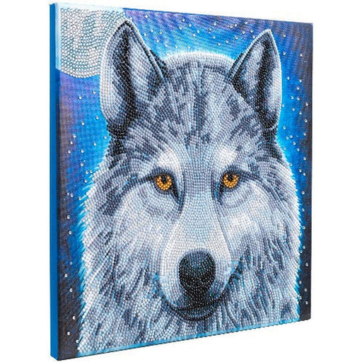 Crystal Art - CA Kit (Medium) - Moonlight Wolf - Limolin 