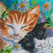 Crystal Art - CA Kit (Medium) - Sleepy Cats - Limolin 