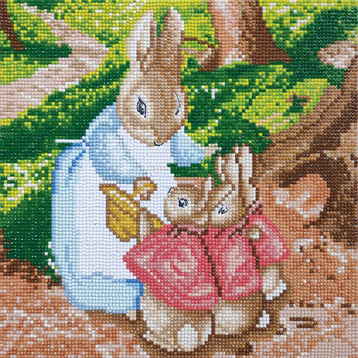 Crystal Art - CA Kit (Medium) - The Flopsy Bunnies - Limolin 