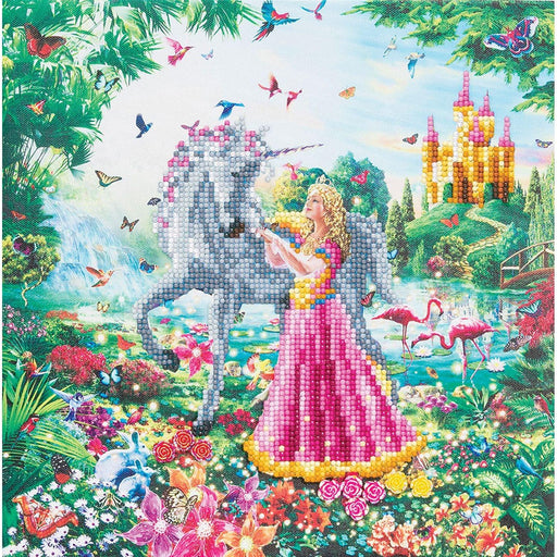 Crystal Art - CA Kit (Medium) - The Princess and The Unicorn - Limolin 