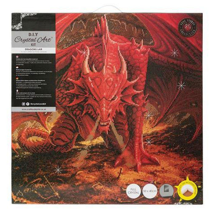 Crystal Art - CA Kit (XL size B) - Dragon's Lair - Limolin 