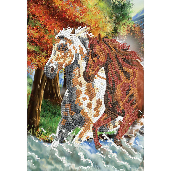 Crystal Art - CA Notebook - Wild Horses - Limolin 